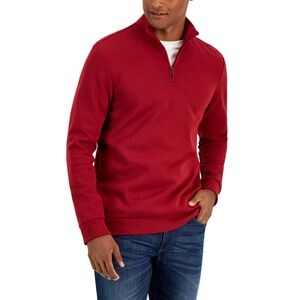 Alfani Men's Quarter Zip Sweater Merlot Size‎ XXL NEW